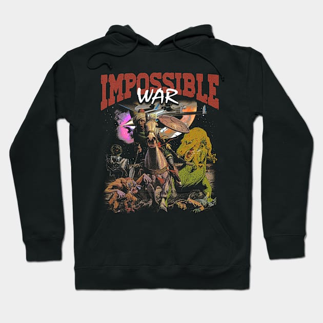 Impossible war vintage 90s design Hoodie by BVNKGRAPHICS